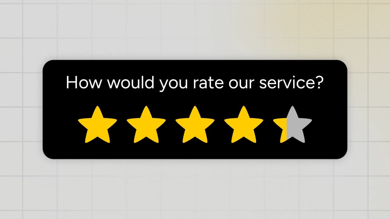 Star Rating Popup With Cursor Click