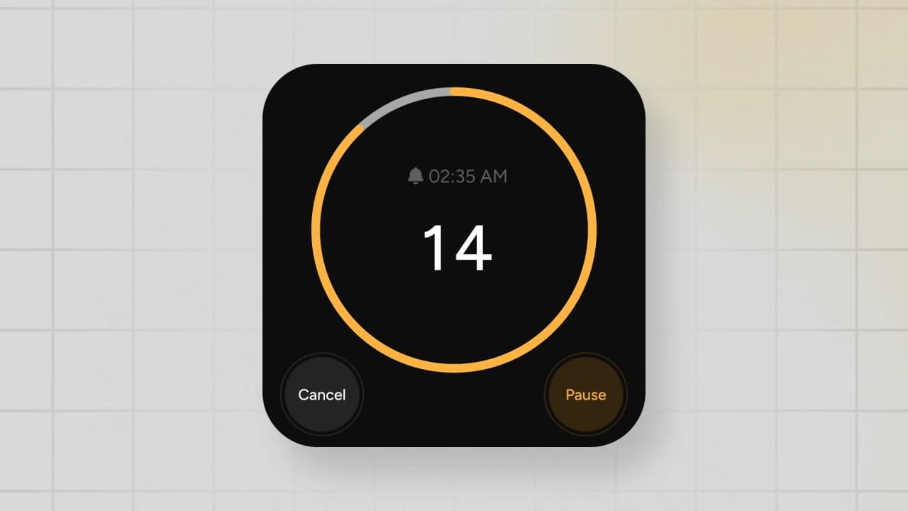 IOS Digital Timer