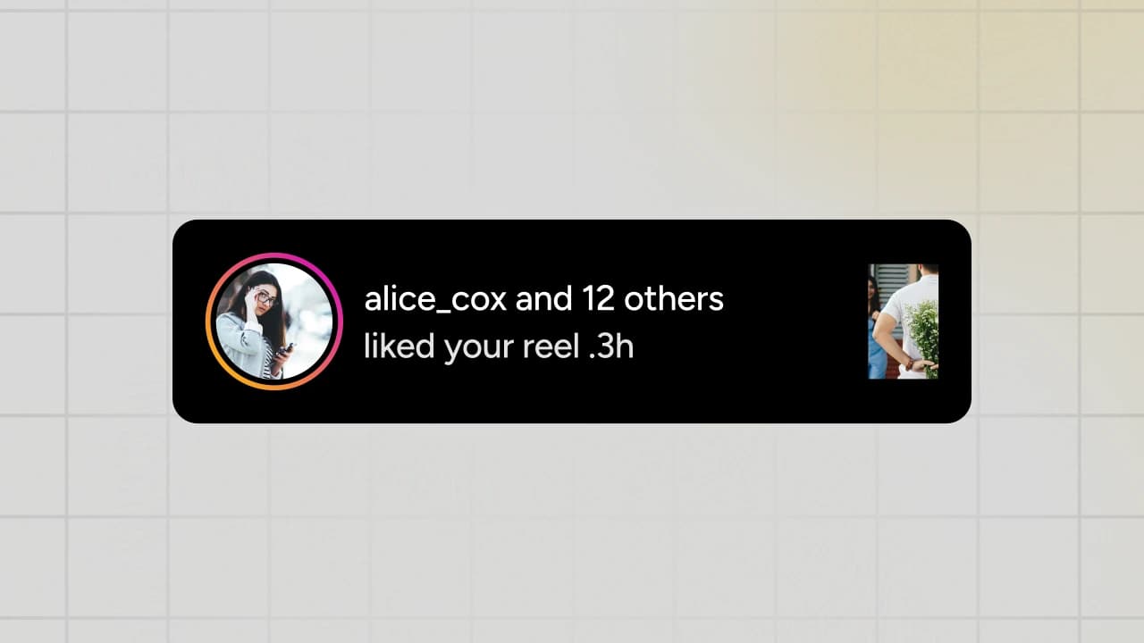 Instagram Like Notification