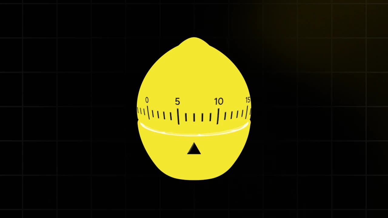 Lemon Kitchen Cooking Timer