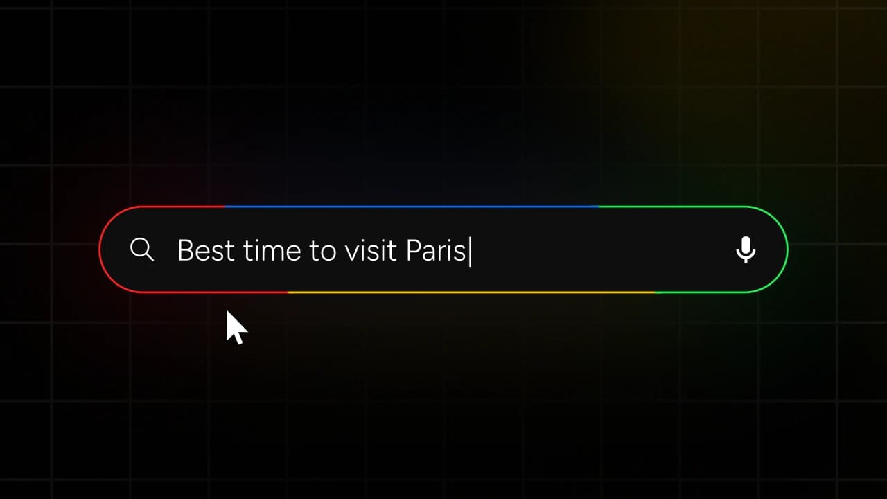 Search Bar with Cursor Click