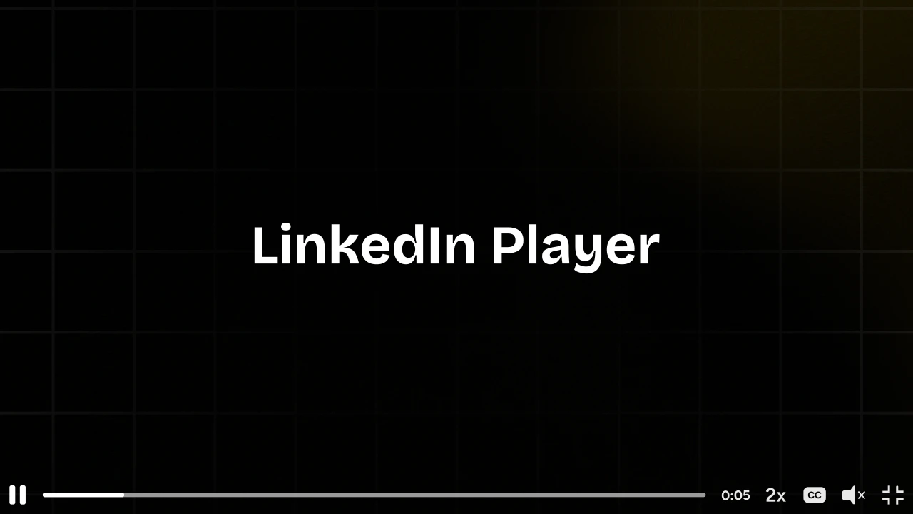 LinkedIn Video Player