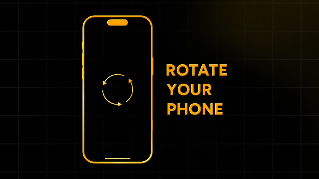 Golden Rotate Your Phone 3