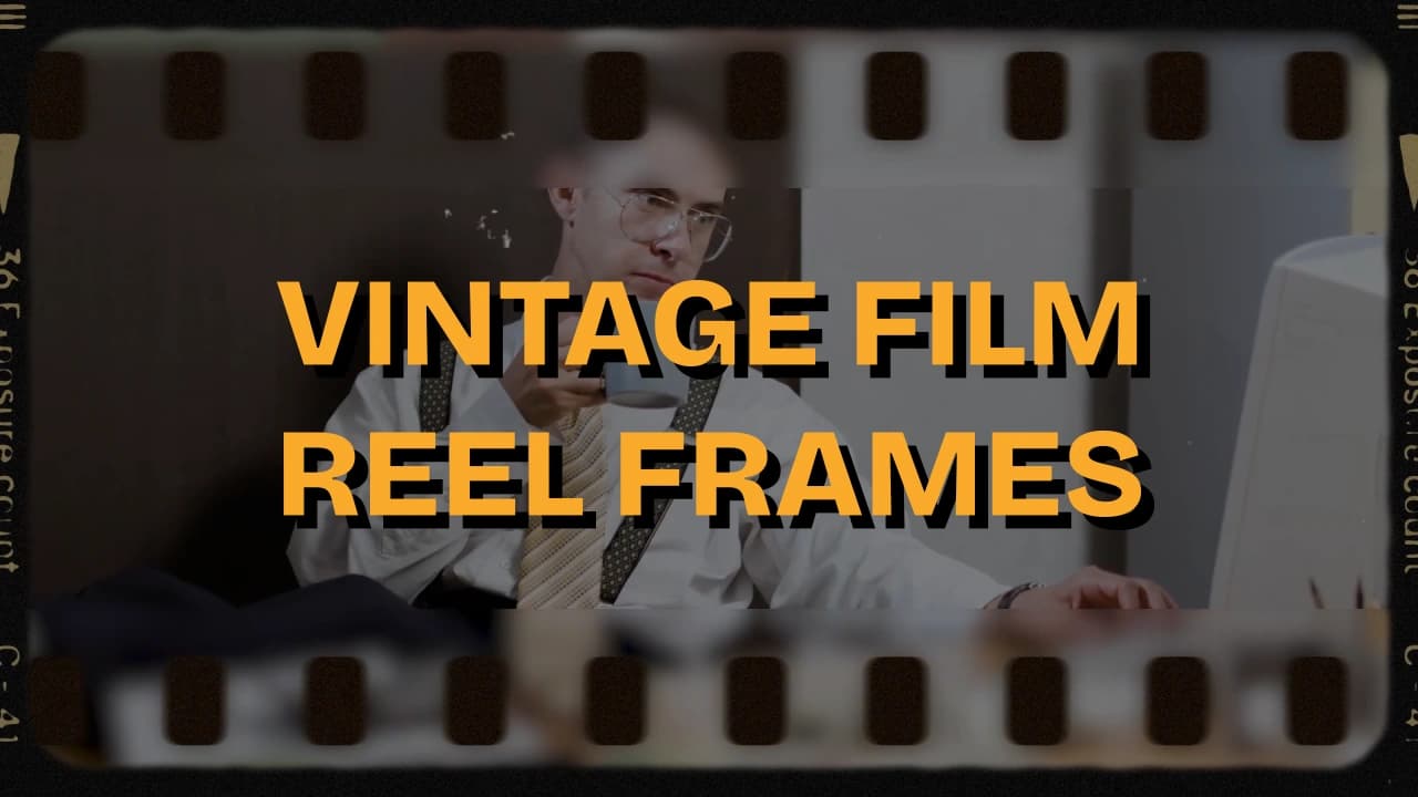 Vintage Film Reel Frames