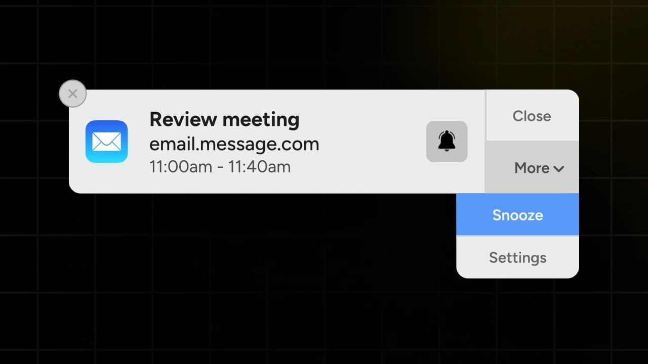 Mac Notification with Action Buttons