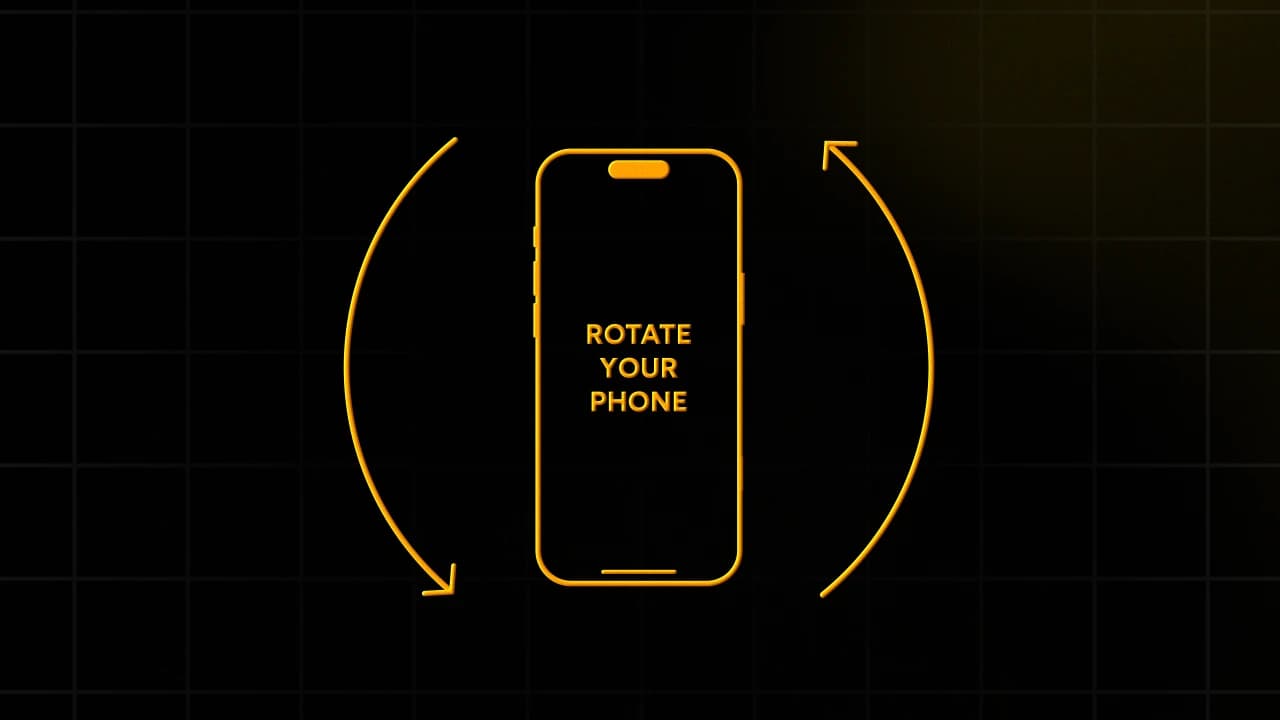 Golden Rotate Your Phone 5