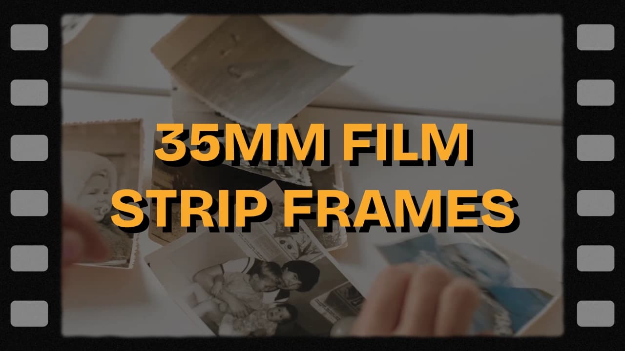 35mm Film Strip Frames