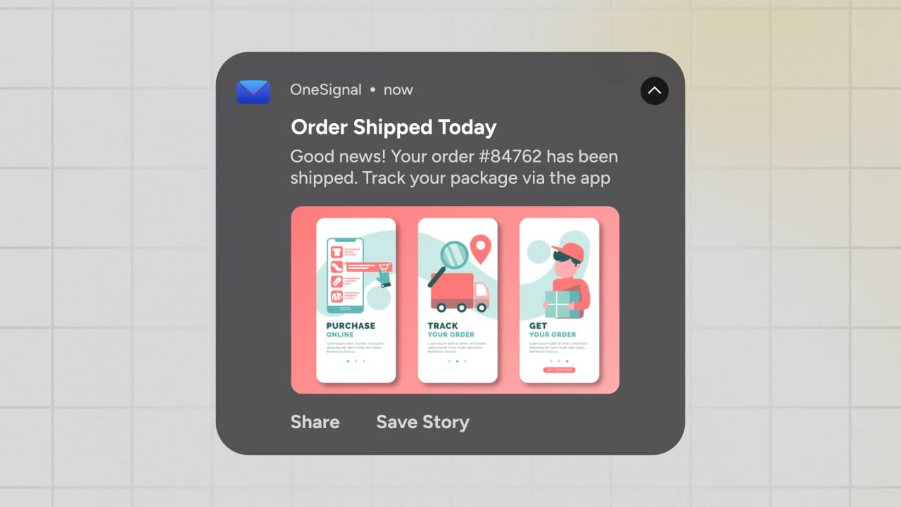 Android Phone Expandable Notification