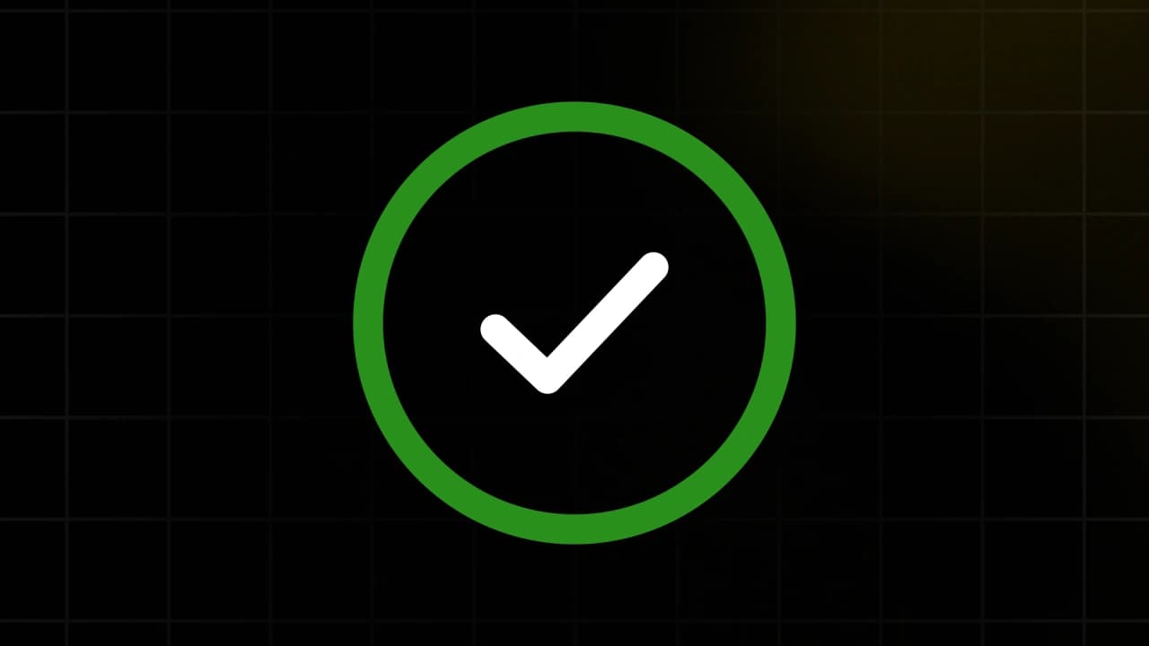 Outlined Check Mark 3