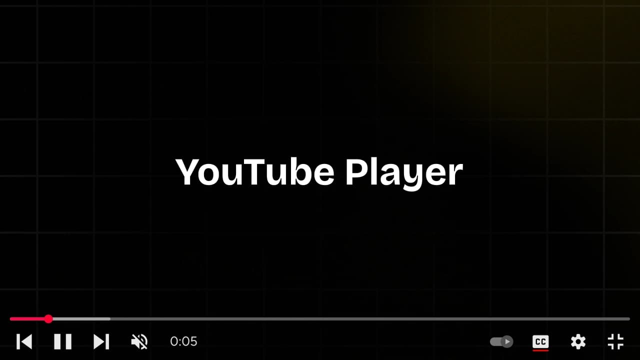 Youtube Video Player