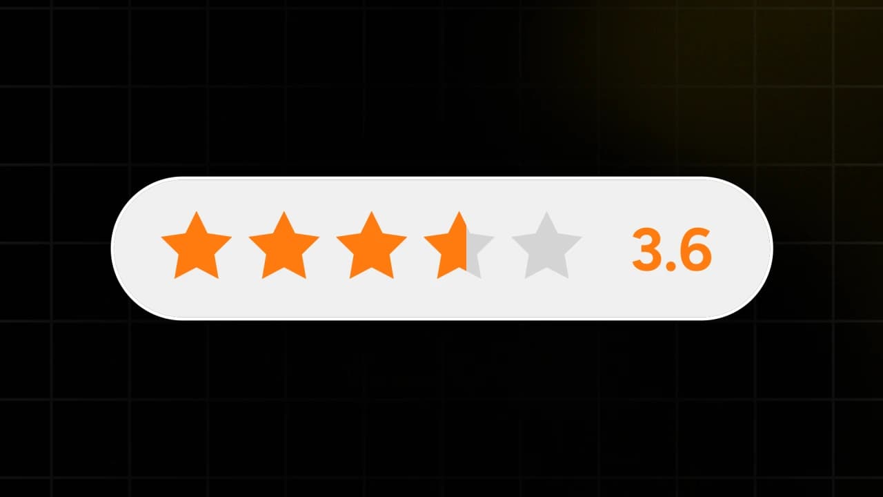 Star Rating with Text and Cursor Click