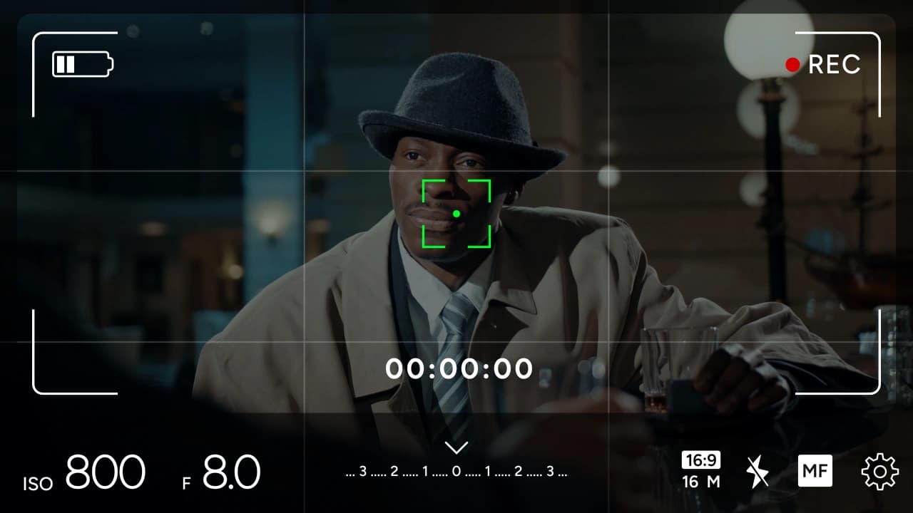 Vintage Camera Recording Screen