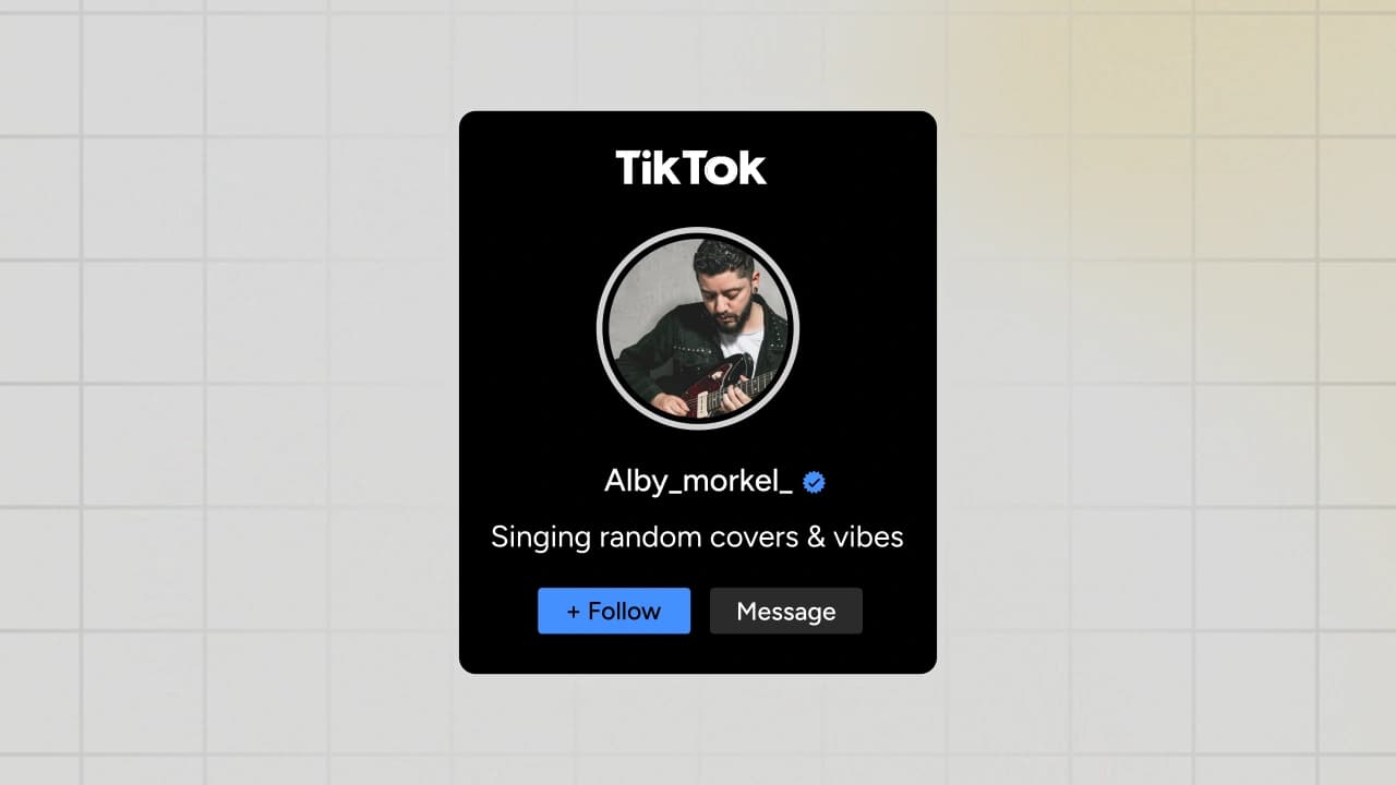 TikTok Profile Follow Reminder