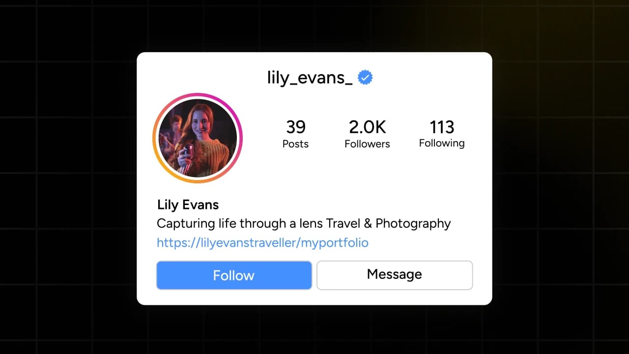 Instagram Profile Follow Reminder
